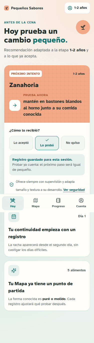 Recomendación del día dentro de Pequeños Sabores